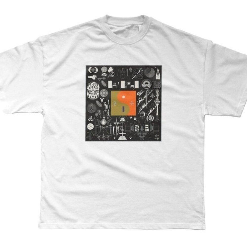 Bon Iver A Million Music Artist White Unisex Indie Fan Graphic T-Shirt